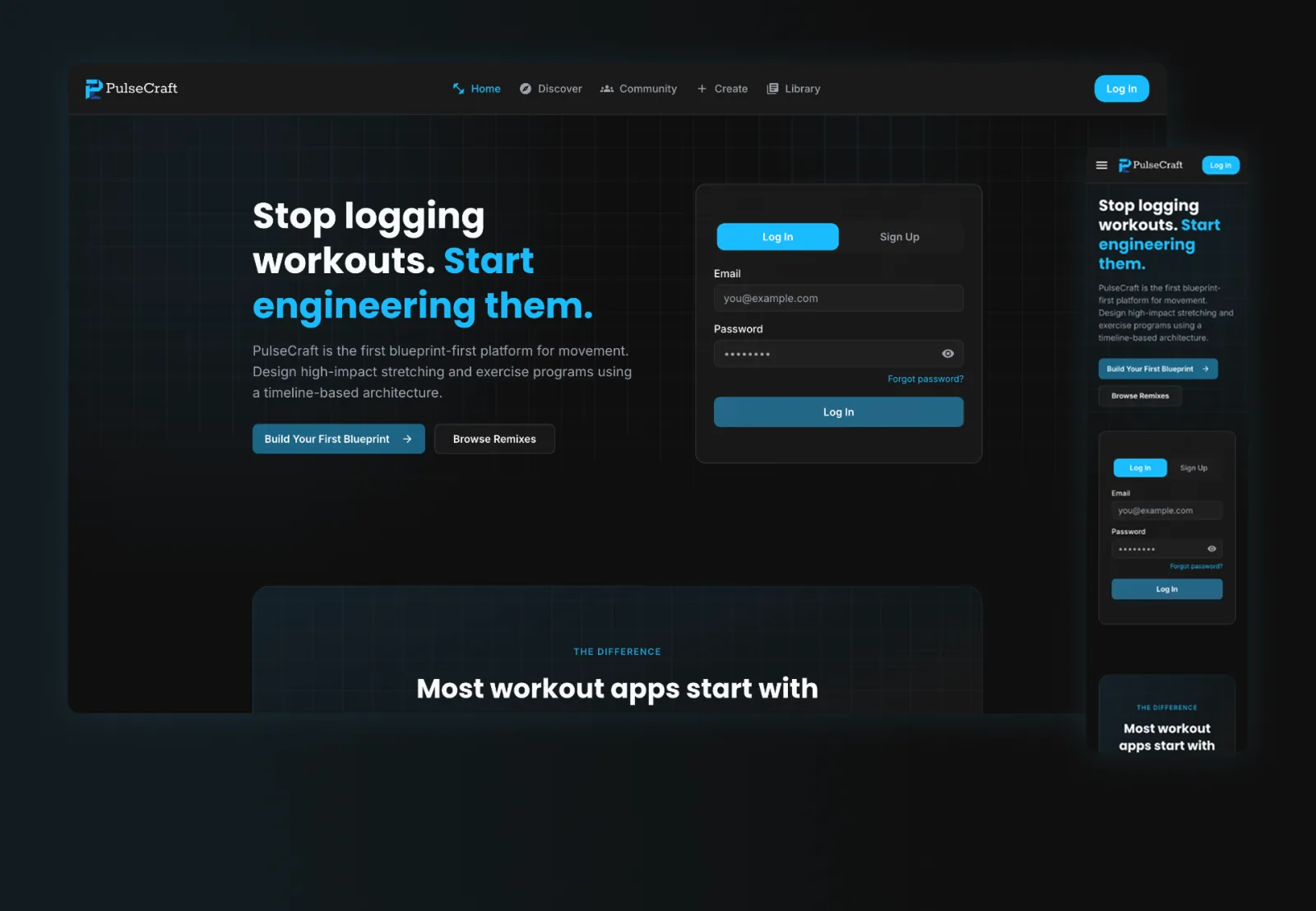 PulseCraft — interval workout builder
